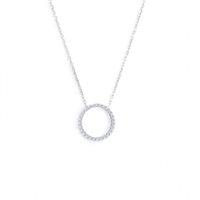 Necklace Marlù Woman Sparkles in Steel Zirconia 31CN0015-W - 31CN0015-W